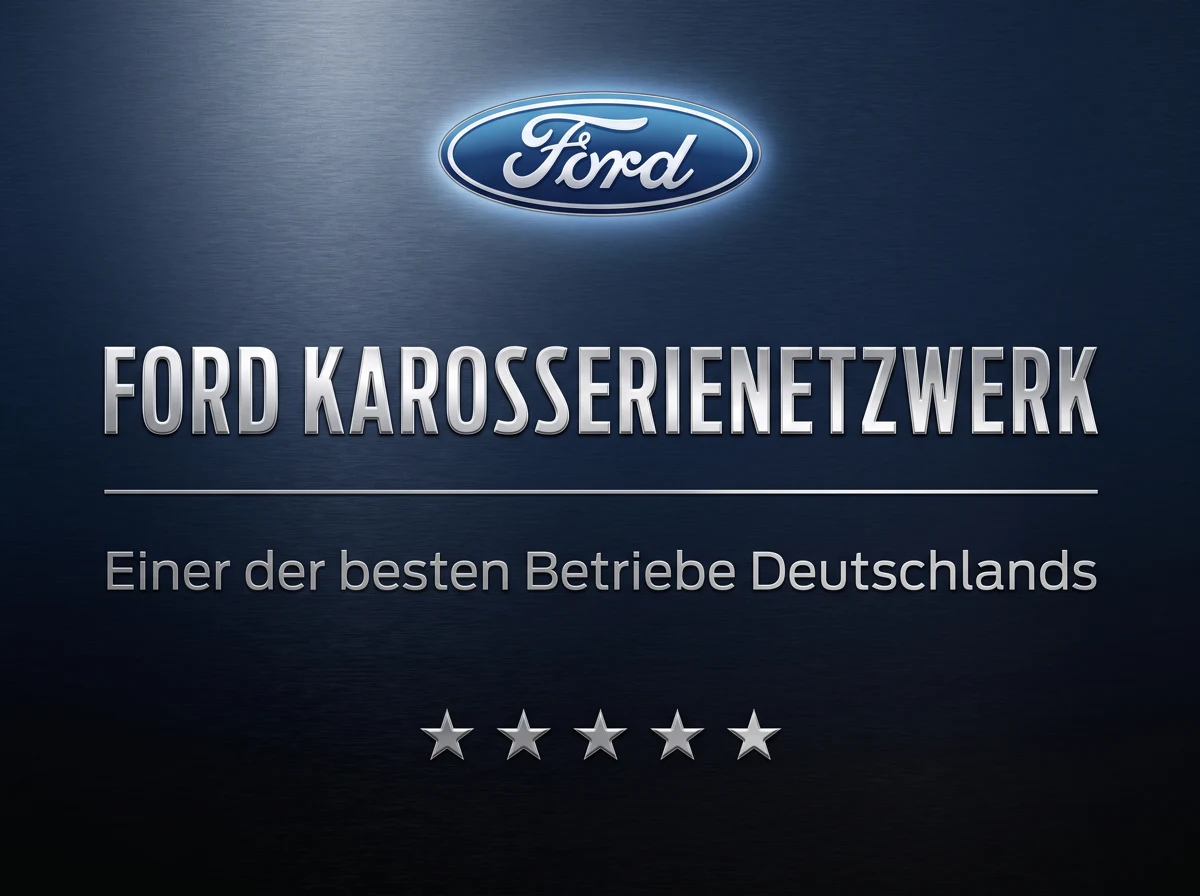 Auszeichnung Ford Karosserienetzwerk — Autohaus Fersch aus Bad Hindelang als einer der besten Betriebe Deutschlands